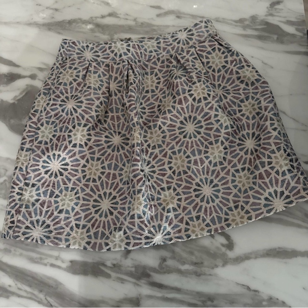 Elegant Geometric Patterned Skirt